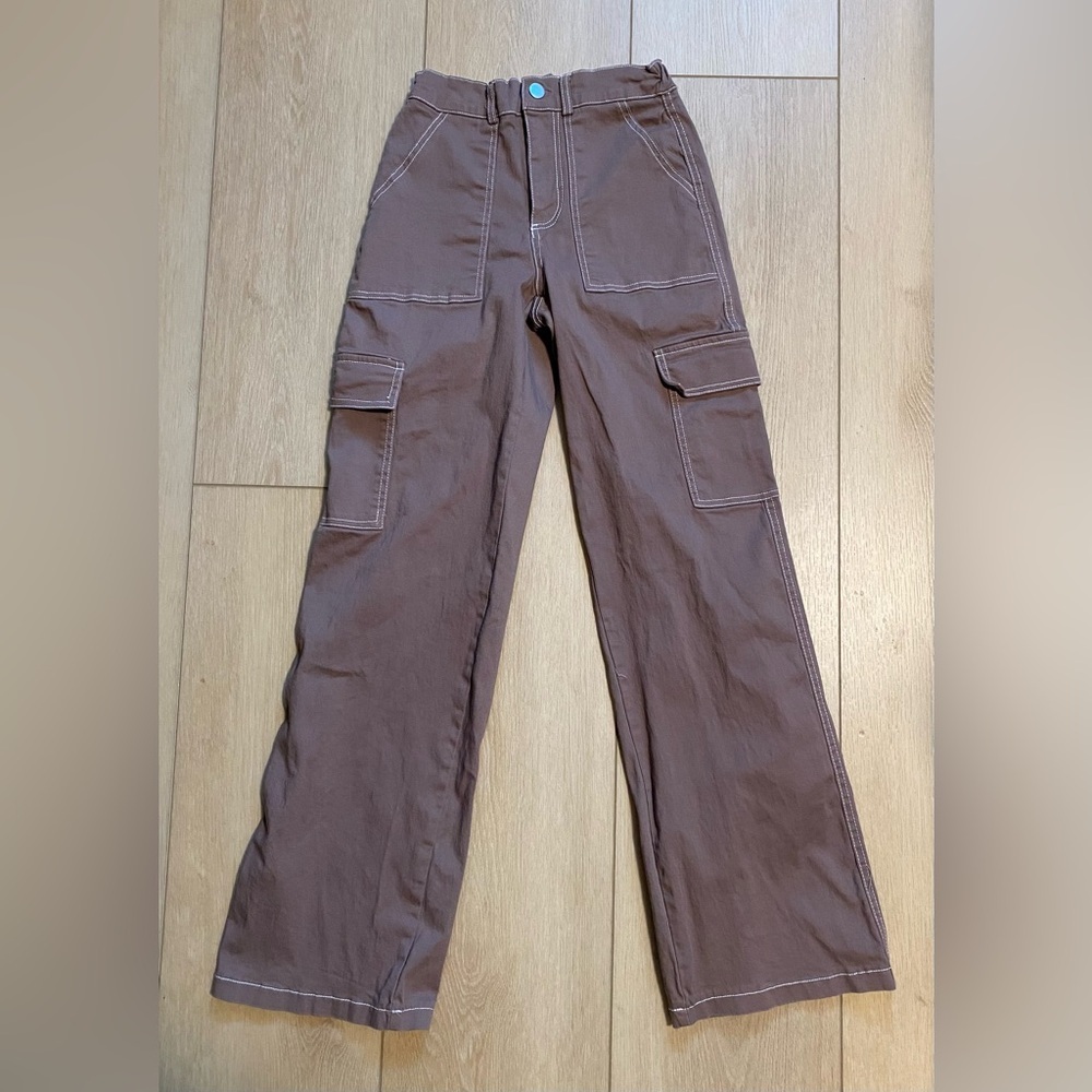 Rachel Paige brown cargo pants